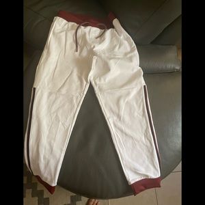 Armani Exchange Men's Collegiante Stripe Drawstring Sweatpant Medium Size